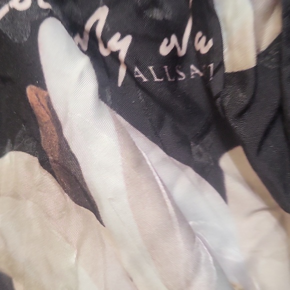 All Saints Black Floral Tyler Alessandra Trousers NWT size M - Picture 7 of 7